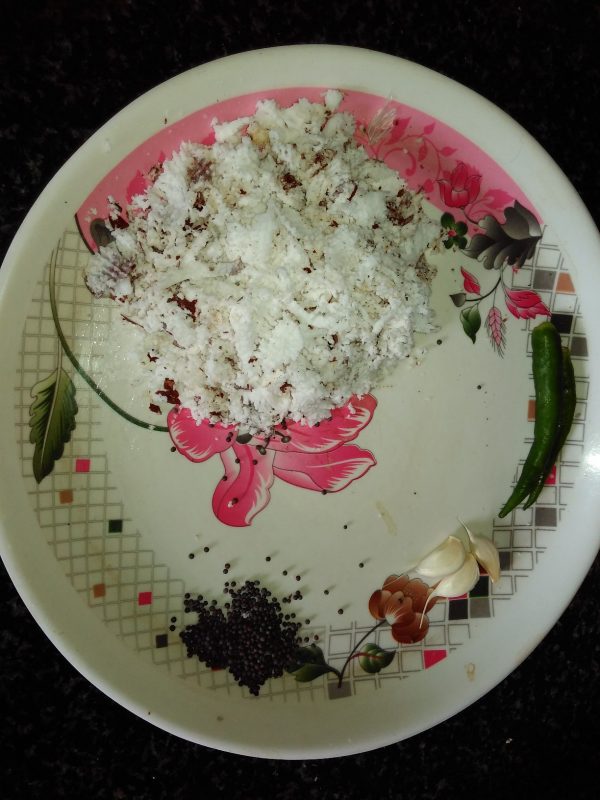 Grind coconut
