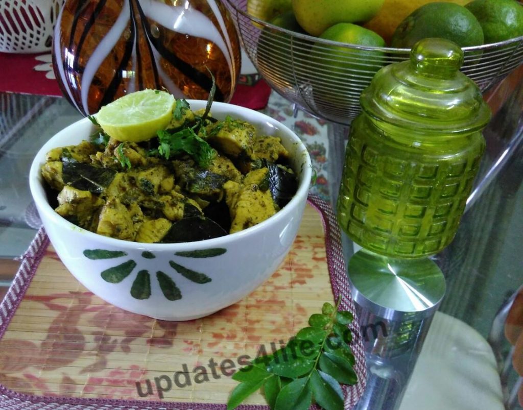 Curry leaves chicken